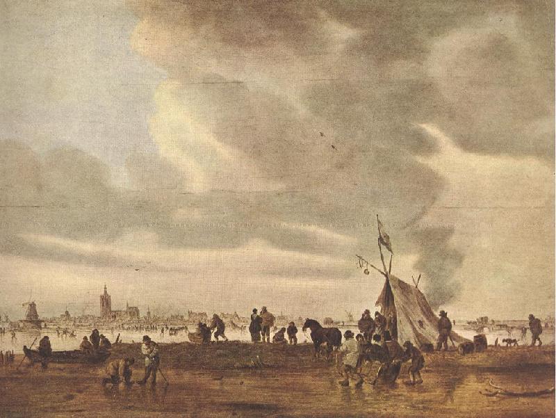 GOYEN, Jan van View of The Hague in Winter dg oil painting picture